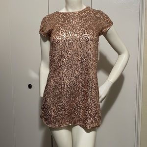 Forever 21 Cute light pink sequined dress